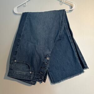 MICHAEL Michael Kors Button Fly Cropped Jeans, Medium Wash ,Women’s Size 8